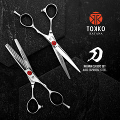 Tokko Shears Katana Clásico 65 Cizalla Regular, afilado japonés para cortes precisos