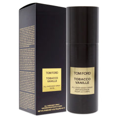 Tom Ford Tobacco Vanille botella con rociador para una experiencia suave