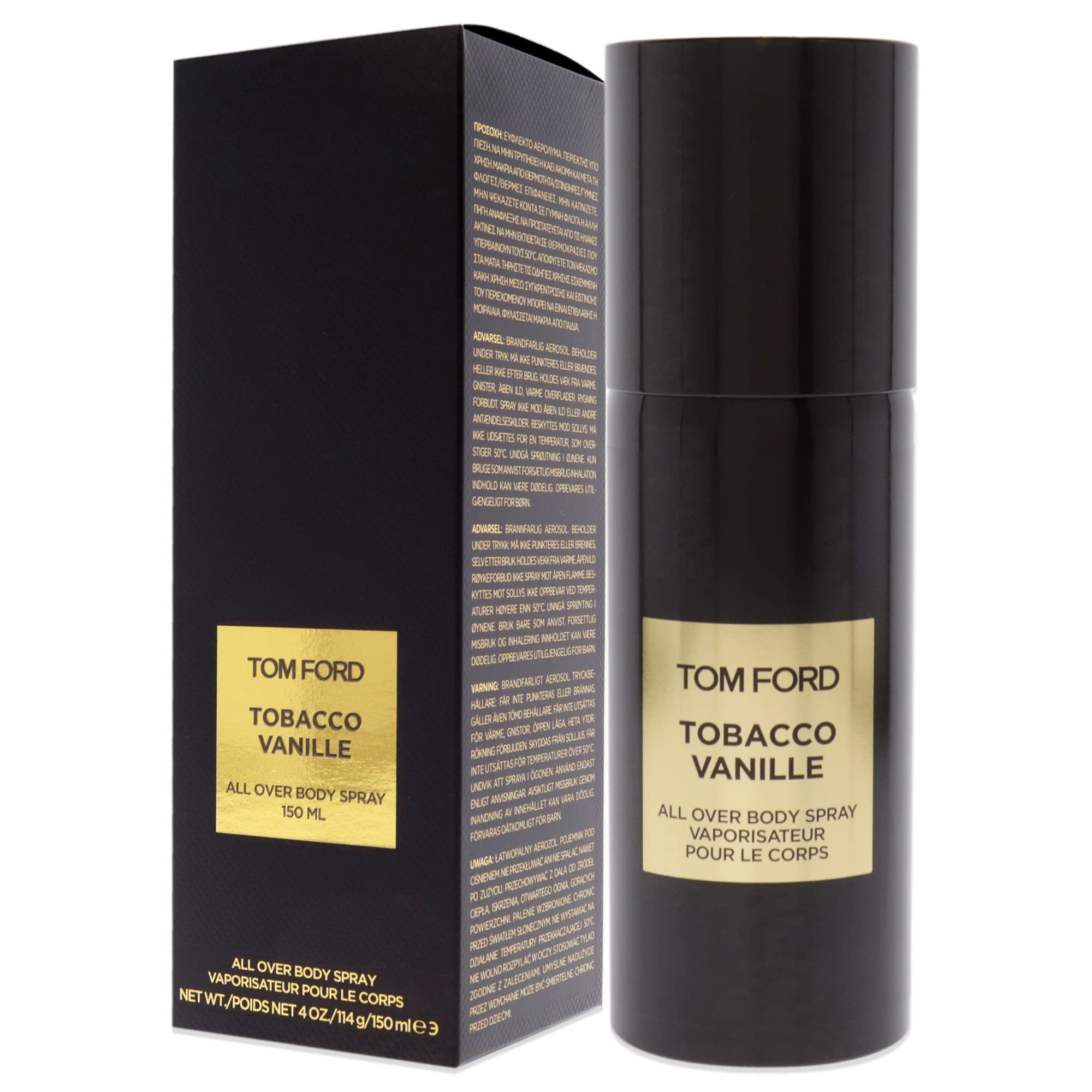 Tom Ford Tobacco Vanille empaque de lujo, diseño para regalo