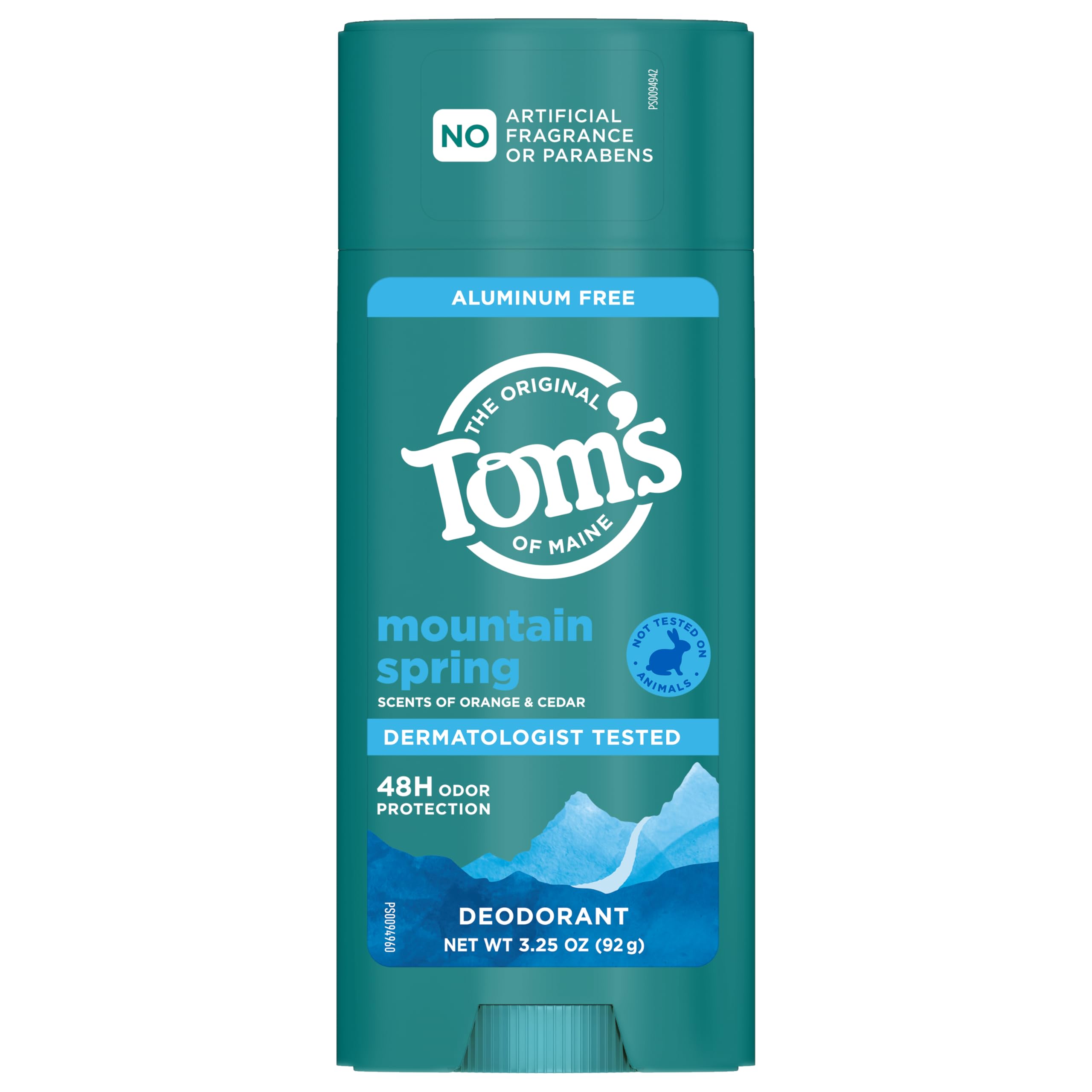 Tom’s of Maine Mountain Spring envase plástico 100% reciclado