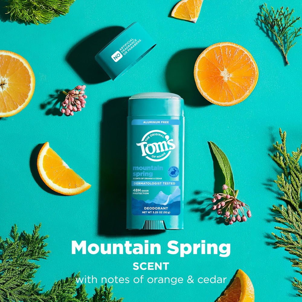 Tom’s of Maine Mountain Spring envase plástico reciclado, opción sostenible