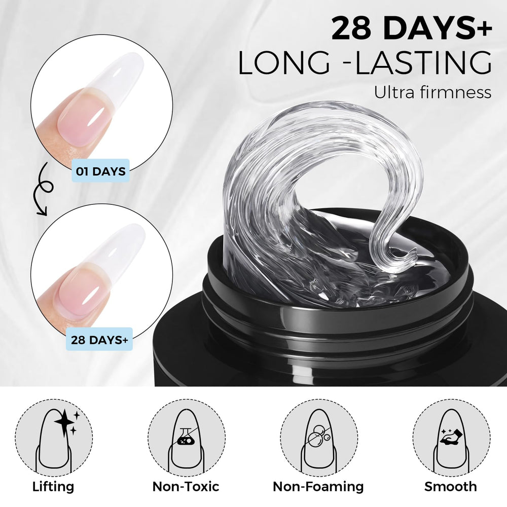 TOMICCA Gel Duro 3D: kit completo con lima y formas incluidas.