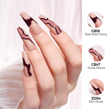 TOMICCA Esmalte gel cereza roja con fórmula vegana suave