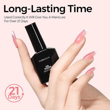 Esmalte gel vegano de TOMICCA sin sustancias nocivas para uñas seguras
