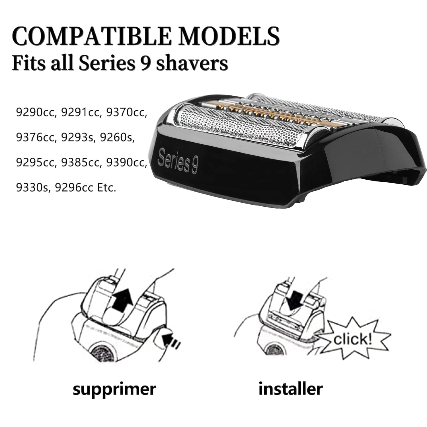Tomorrow Will Be Better Series 9 92B replacement head assembled view