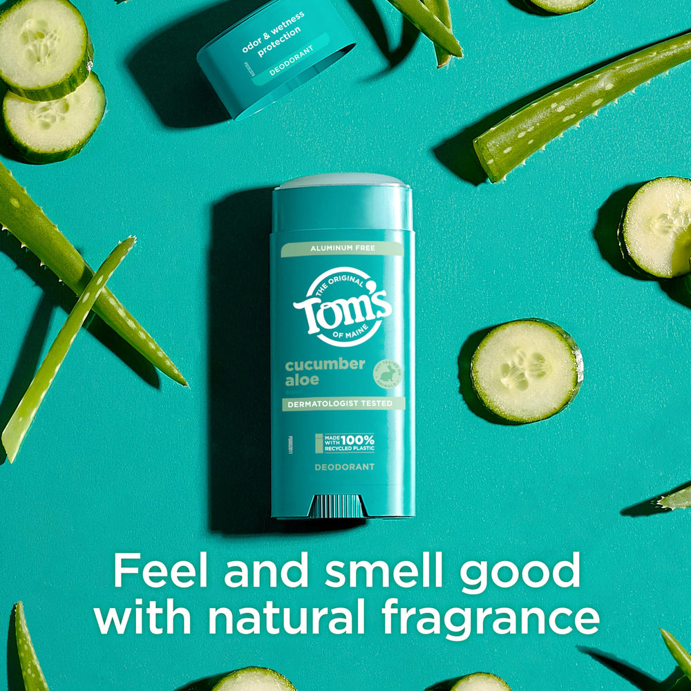 Tom’s of Maine Cucumber Aloe control de humedad sin aluminio