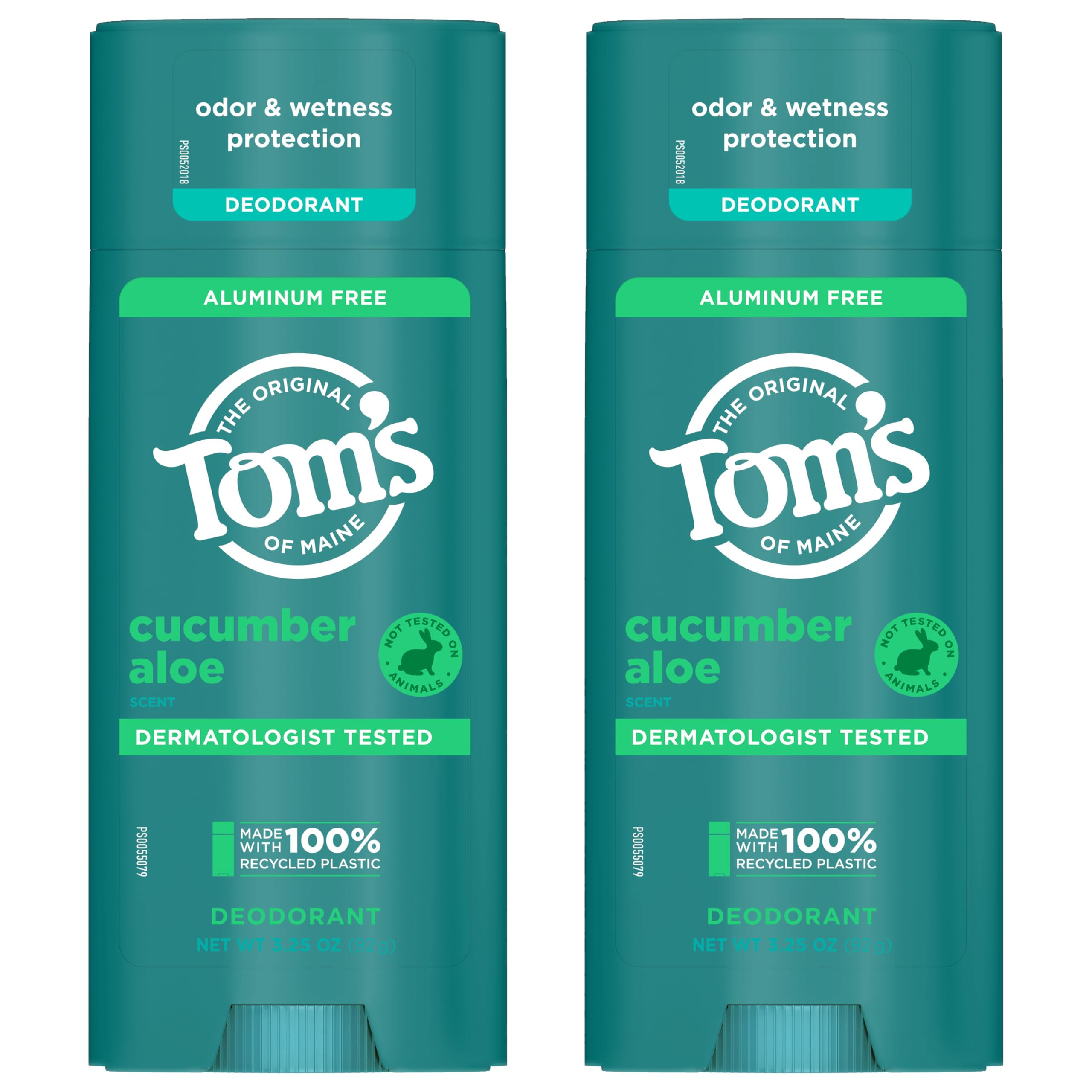 Tom’s of Maine Cucumber Aloe pack de dos para conveniencia
