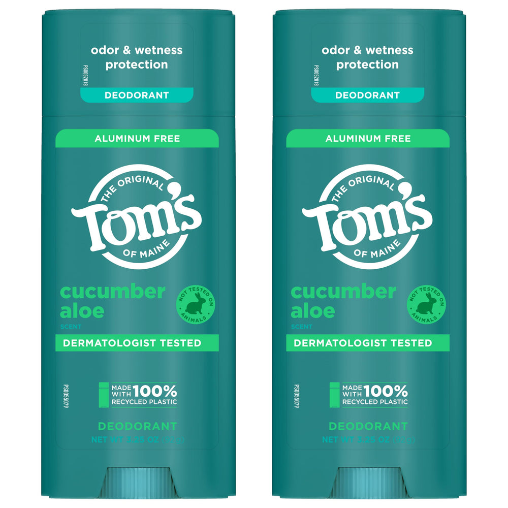 Tom’s of Maine Cucumber Aloe pack de dos para conveniencia