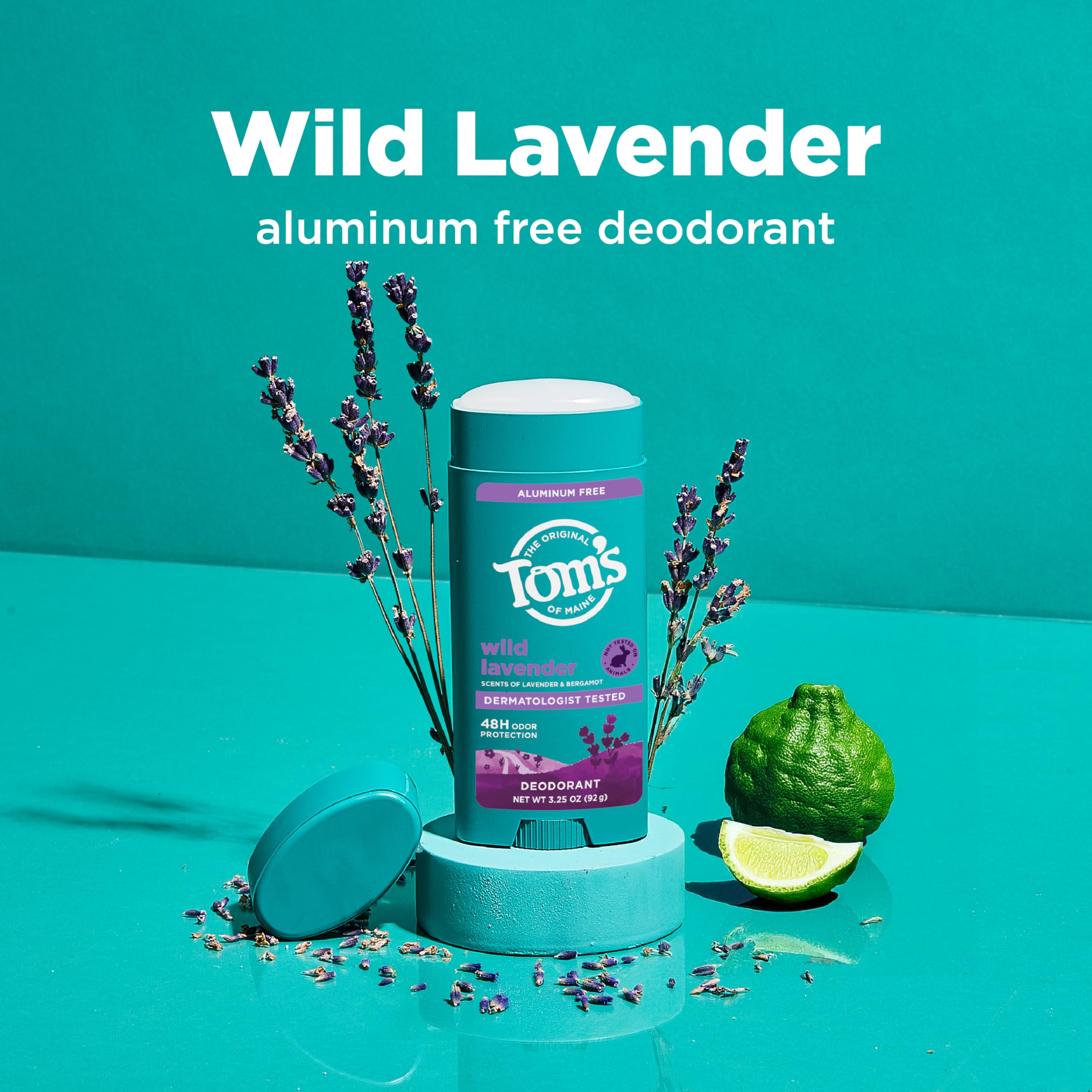 Tom’s of Maine desodorante lavanda 48 horas de protección en barra