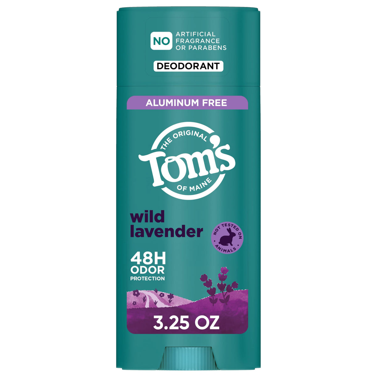 Tom’s of Maine desodorante lavanda sin aluminio, aplicación suave en barra