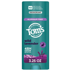 Tom’s of Maine desodorante lavanda sin aluminio, aplicación suave en barra