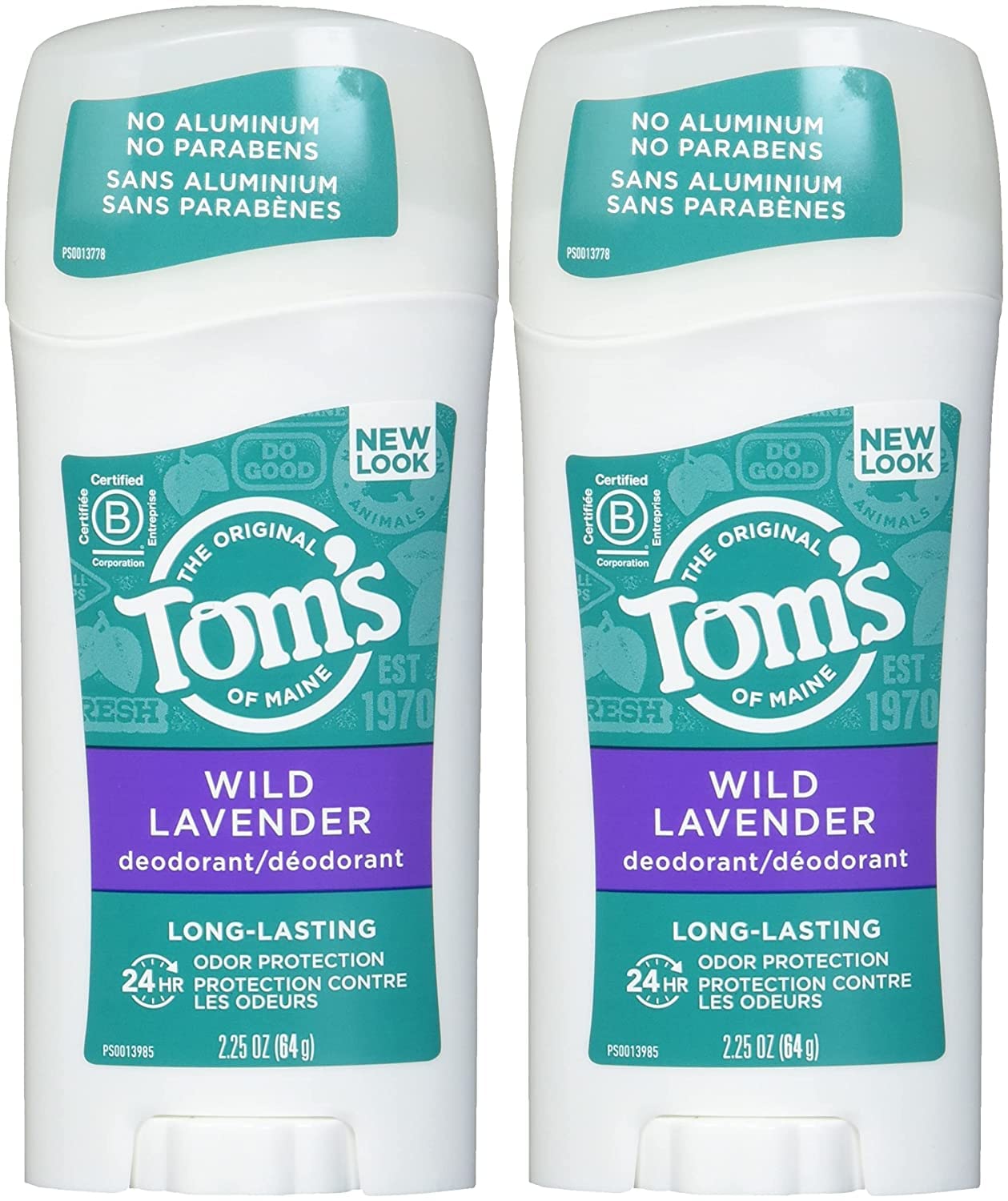 Tom's of Maine Desodorante Lavanda Stick: envase compacto y reciclable para uso diario.