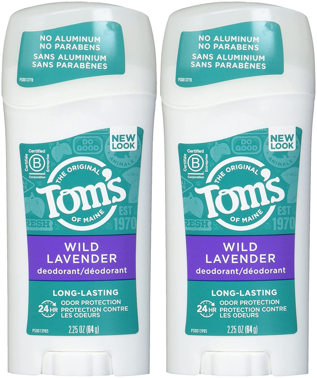Tom's of Maine Desodorante Lavanda Stick: envase compacto y reciclable para uso diario.