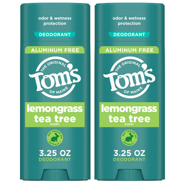 Tom’s of Maine desodorante Lemongrass Tea Tree barra transparente para uso diario