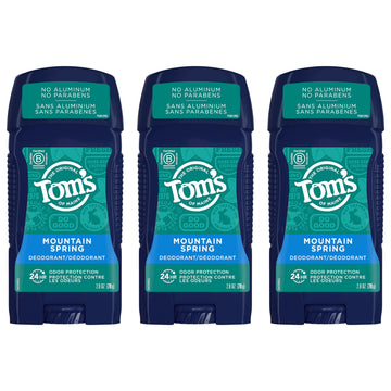 Tom's of Maine barra desodorante natural Montaña para hombre, frescura duradera
