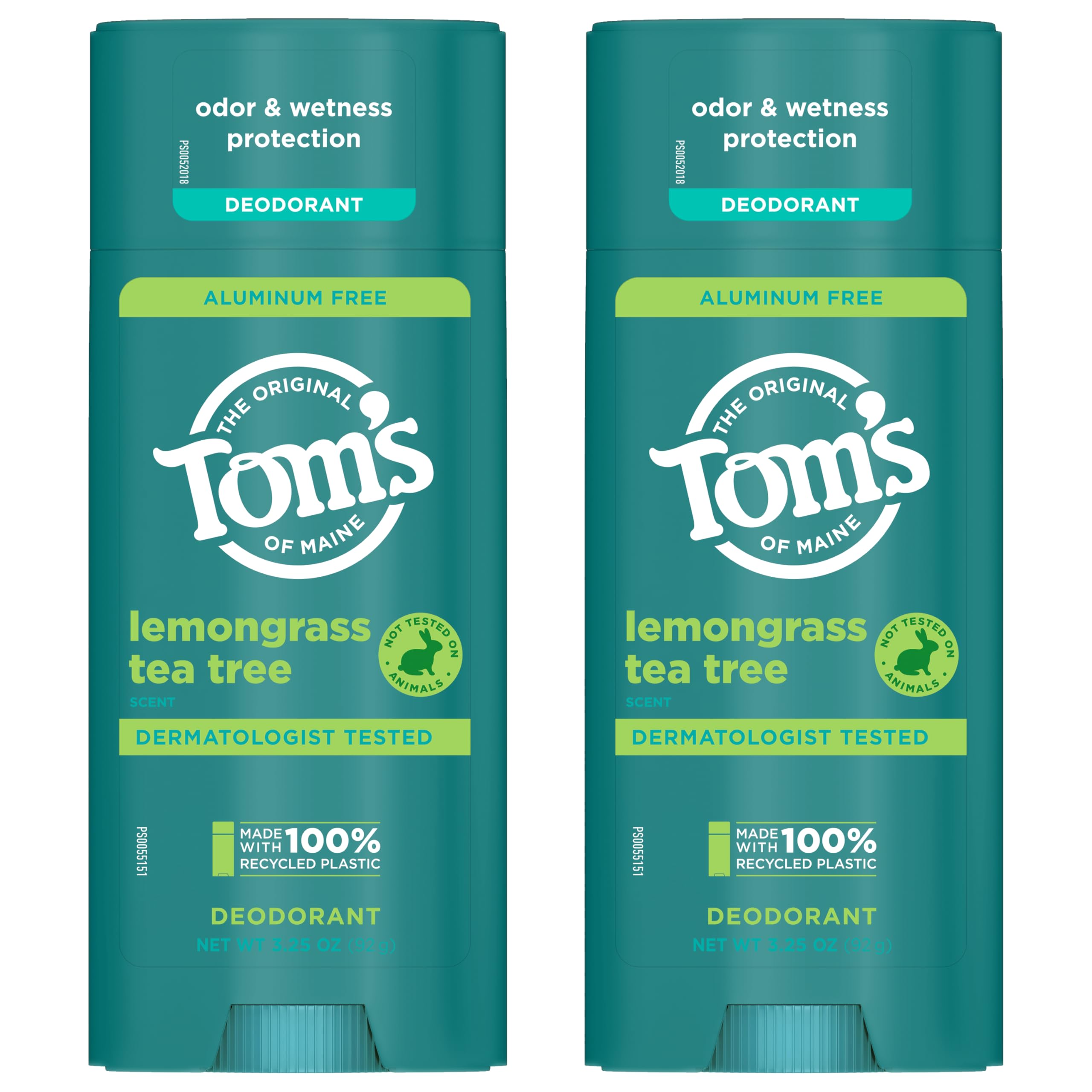 Tom’s of Maine desodorante sin aluminio para transición a cuidado natural