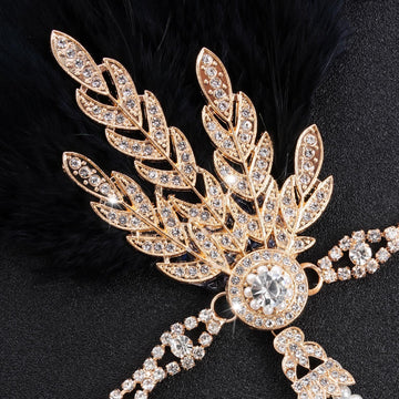 Diadema Tongcloud Flapper para cócteles y fiestas, look vintage asegurado.