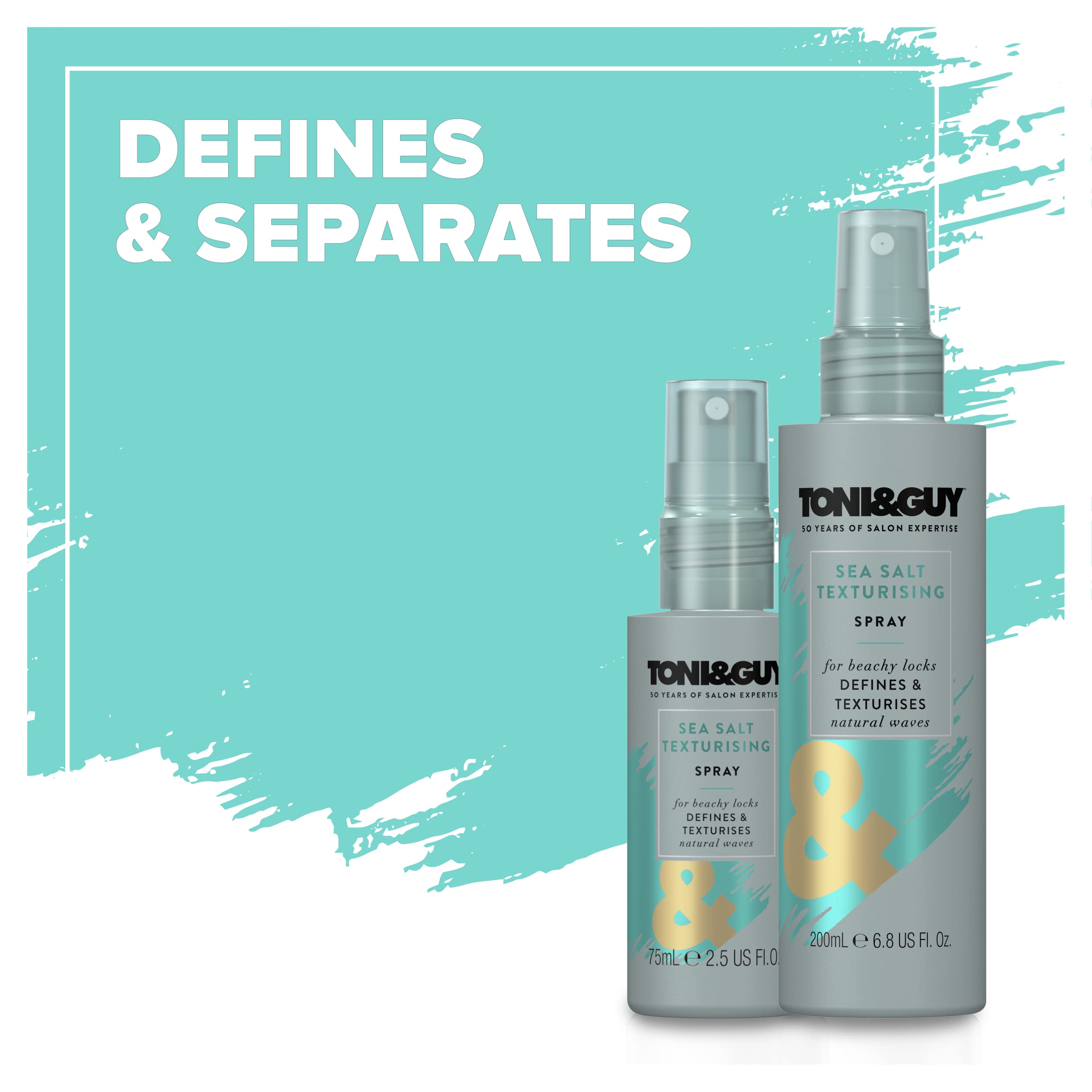 TONI&GUY aerosol de sal marina en botella para textura y cuerpo natural
