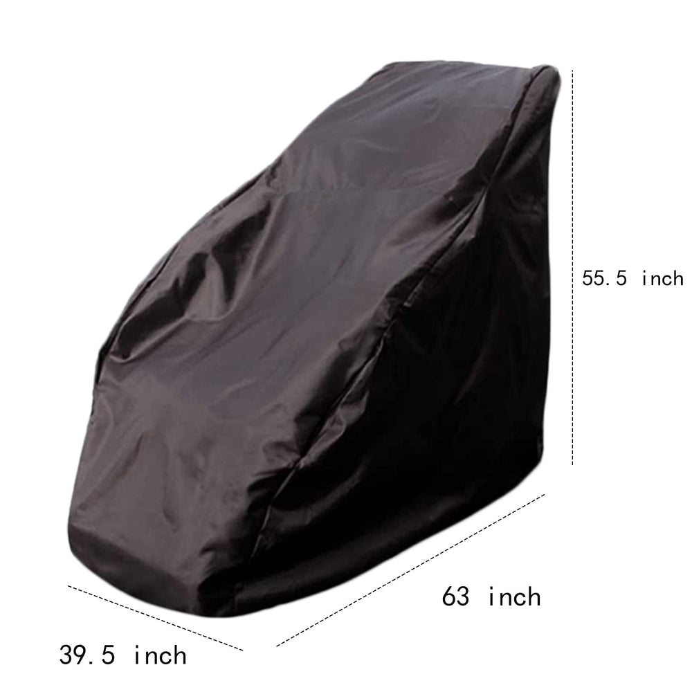 TONINT protector para silla de masaje XL con cremallera lateral facilita instalación y limpieza.