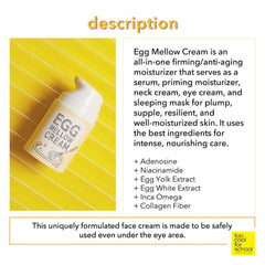 Egg Mellow Cream aplicación con dedo para dosis precisa