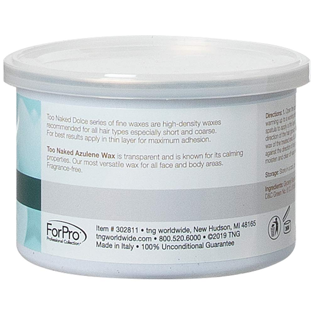 Too Naked Hair Removal cera azulene para capa delgada y adherencia óptima