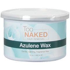 Too Naked Hair Removal cera azulene, textura cremosa para depilación suave