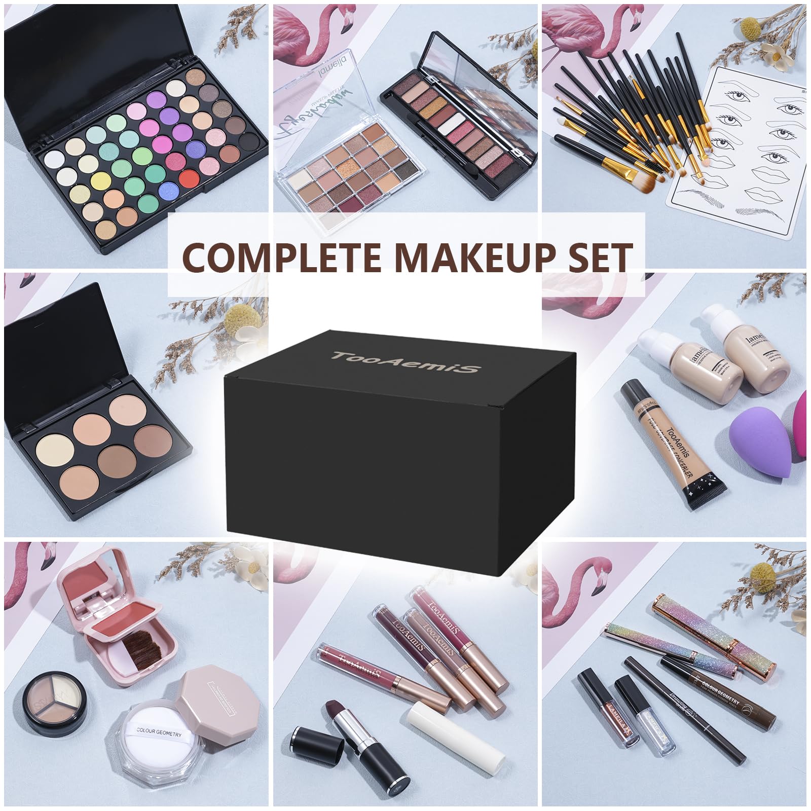 TooAemiS brochas de maquillaje para difuminar y mezclar fácilmente