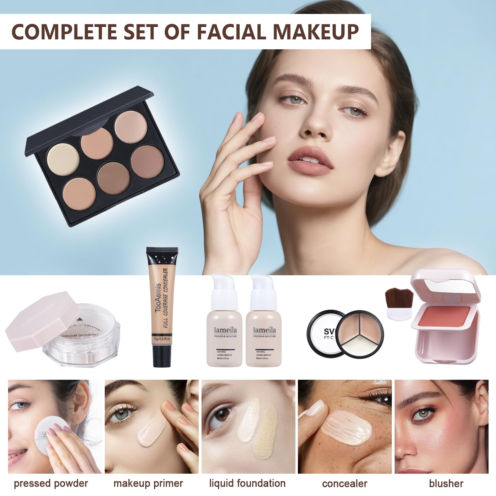 TooAemiS lápiz de cejas para definir y rellenar con precisión