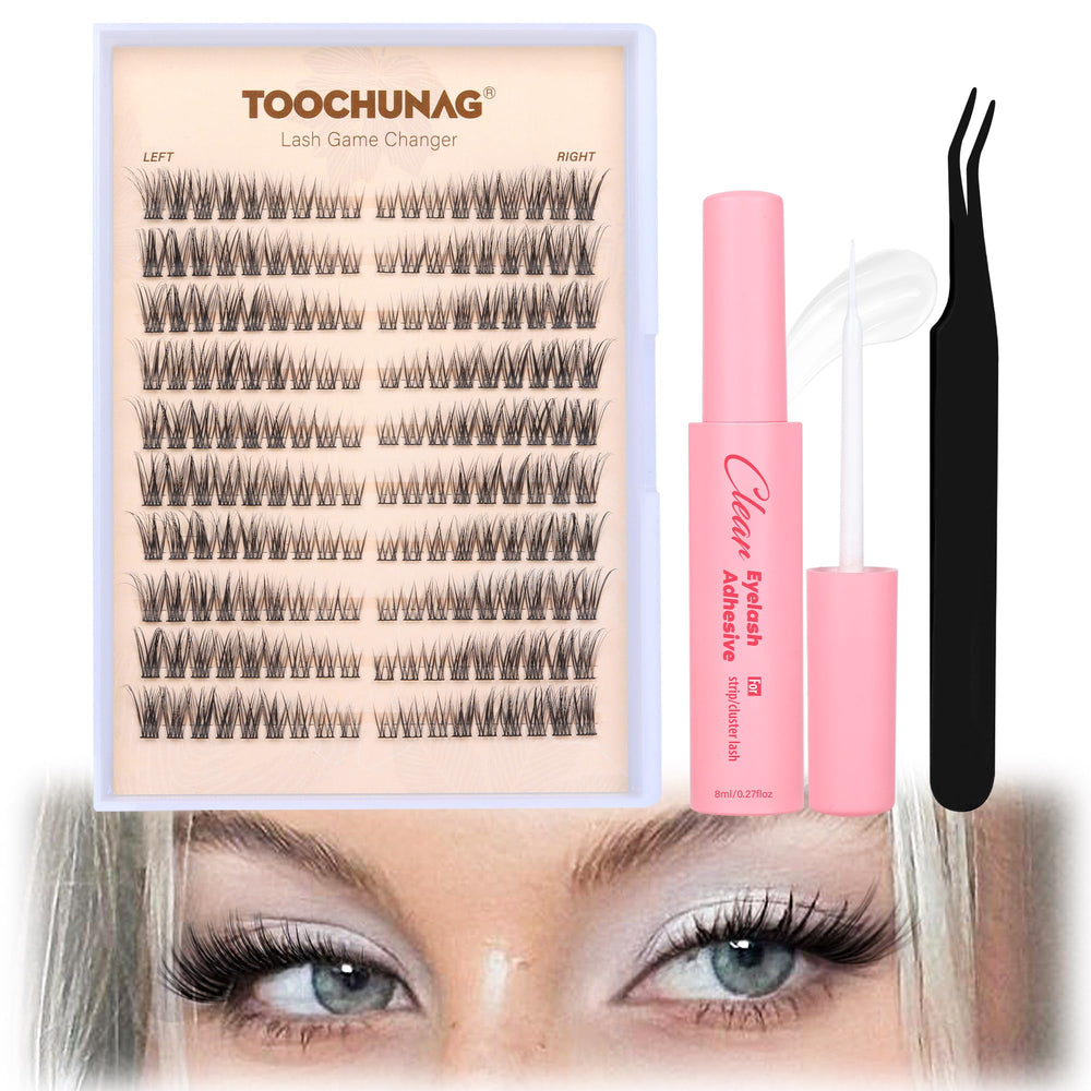 TOOCHUNAG conjunto-pestañas-naturales para un look suave y natural.