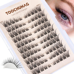 TOOCHUNAG conjuntos de pestañas 8-16: apariencia natural y cómoda para el día.