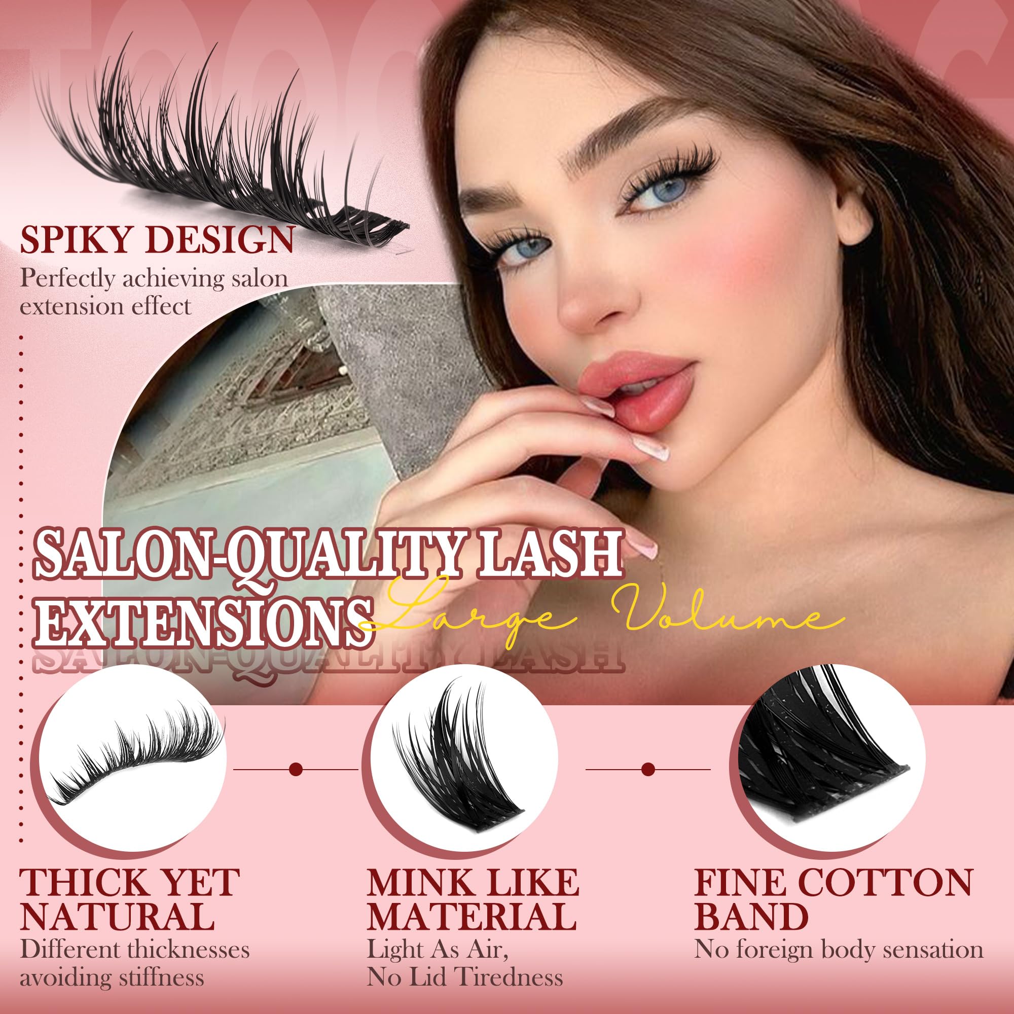 TOOCHUNAG extensiones pestañas 12-18 mm para looks diarios versátiles