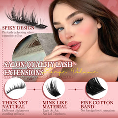 TOOCHUNAG extensiones pestañas 12-18 mm para looks diarios versátiles