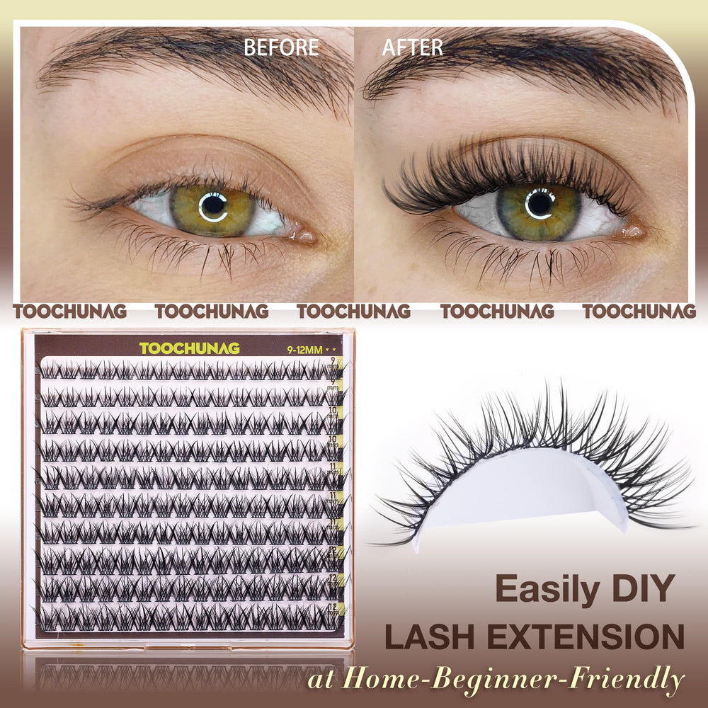 TOOCHUNAG Fairy Lash Clusters banda suave para uso cómodo todo el día