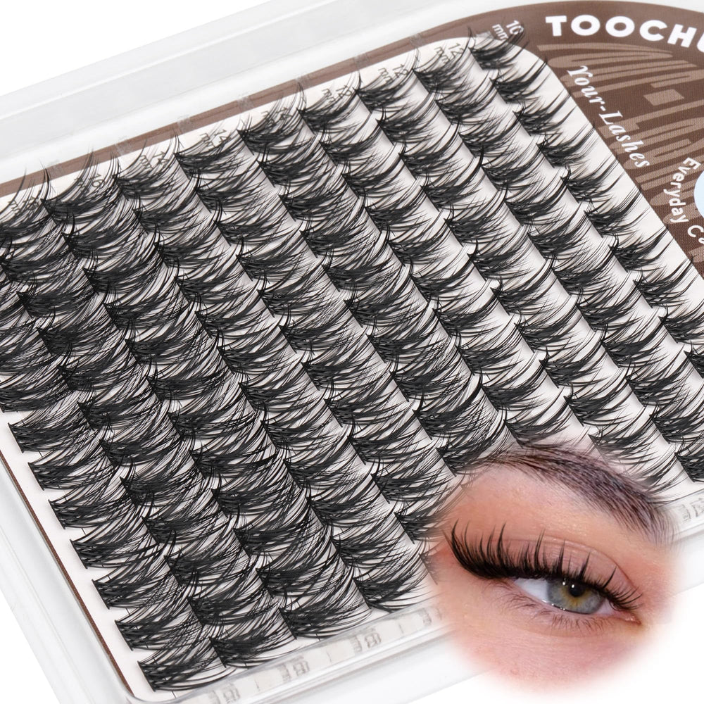 TOOCHUNAG Fairy pestañas-agrupadas cuatro longitudes 10-16 mm para variedad