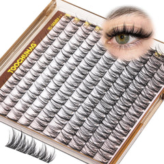 TOOCHUNAG Pestañas clusters naturales 3D para look suave diario