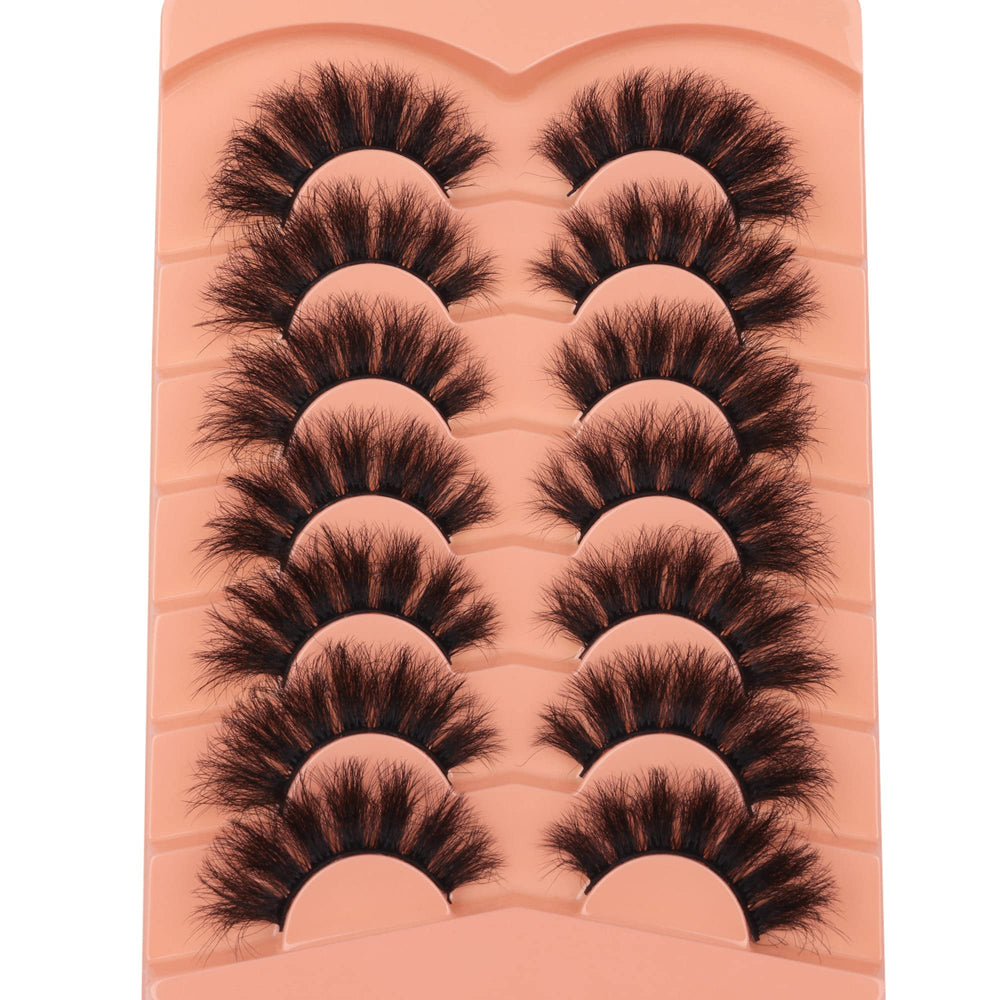 TOOCHUNAG Pestañas Mink 18mm Fáciles de aplicar para uso diario