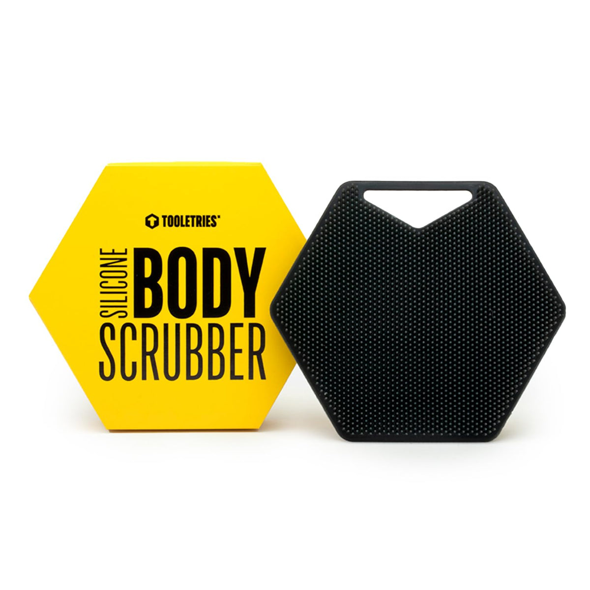 Cepillo corporal TOOLETRIES con cerdas de limpieza profunda para exfoliar la piel en la ducha.
