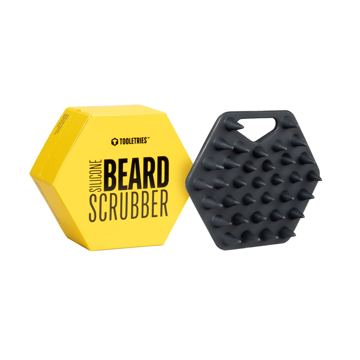 TOOLETRIES cepillo de barba de silicona para limpieza profunda de poros y vello