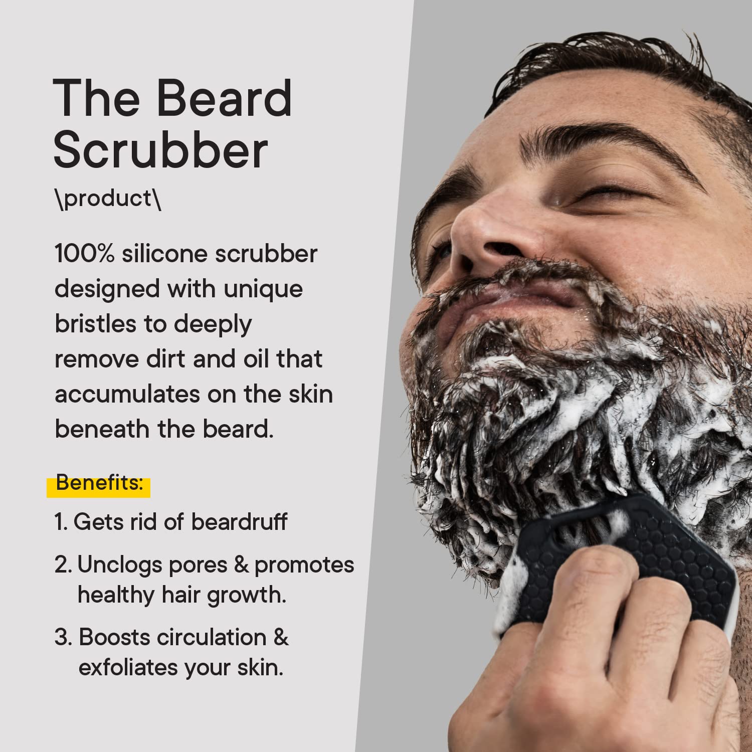 TOOLETRIES limpieza de poros y barba con acción exfoliante suave
