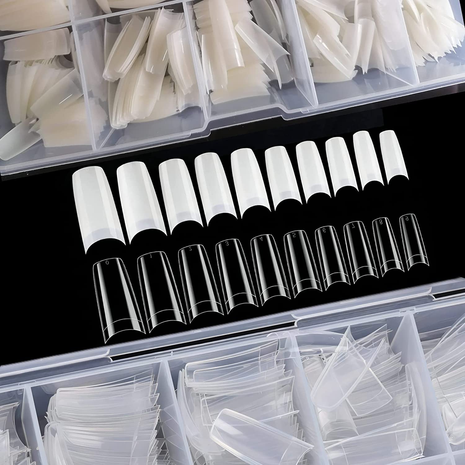 ToouYoun puntas para disenos de uñas, faciles de pegar