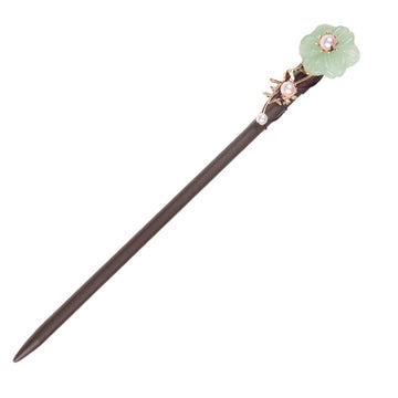 TOP SEWING palillos de pelo de madera 18 cm para moños duraderos.