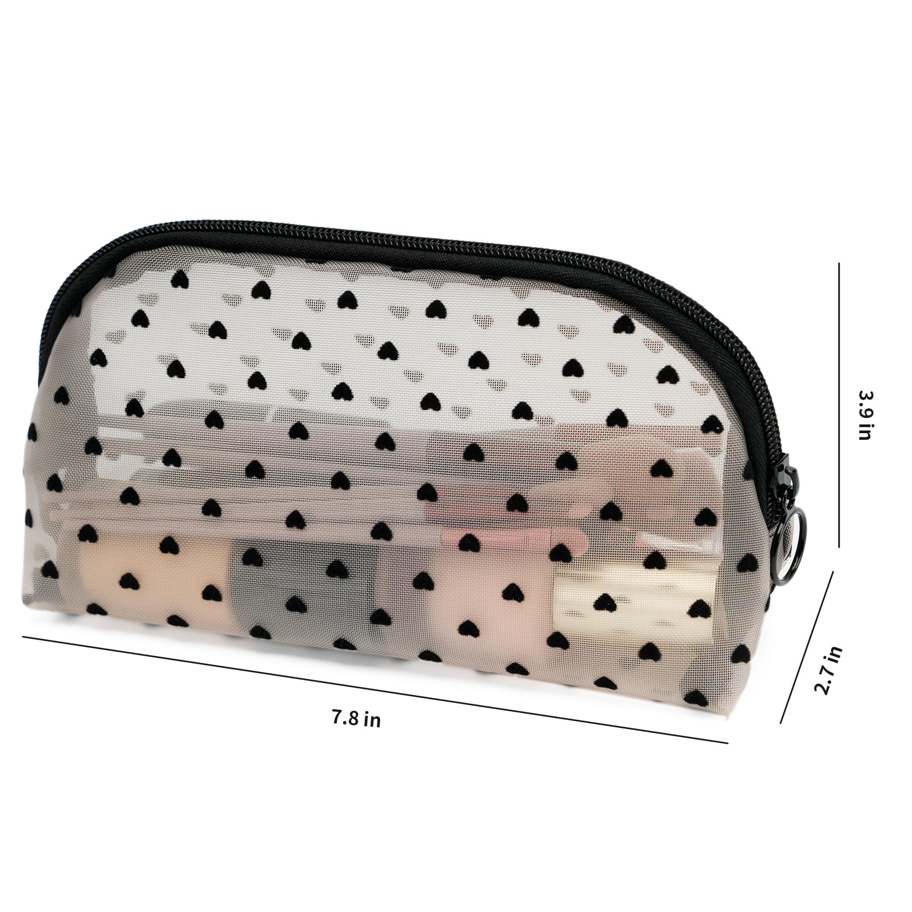 Topasion bolsa cosméticos malla nylon transpirable para secado rapido