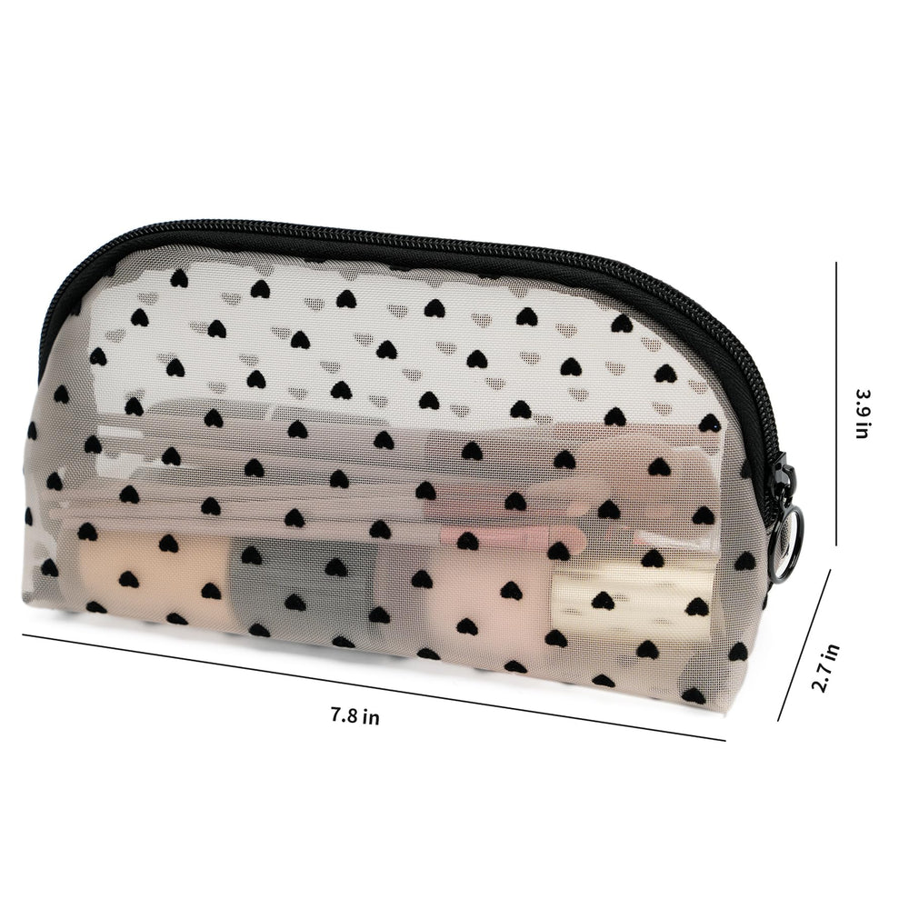 Topasion bolsa cosméticos malla nylon transpirable para secado rapido