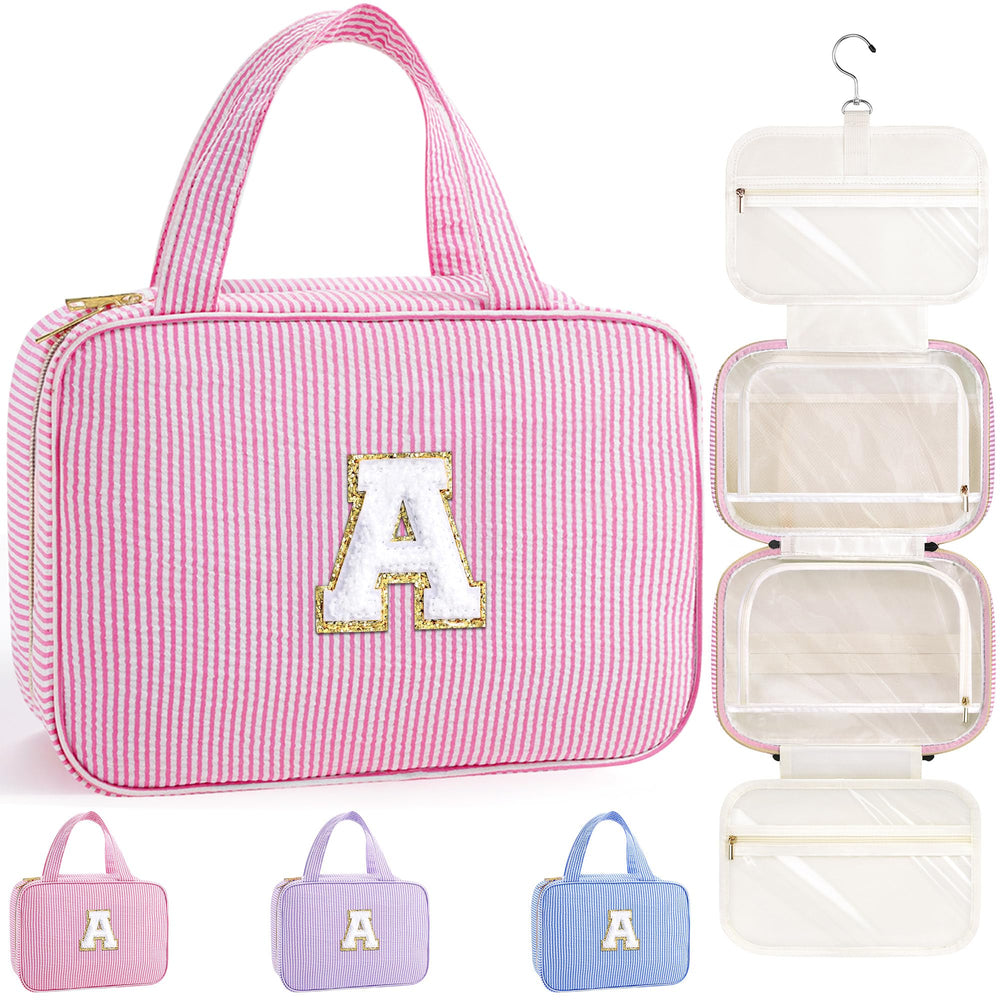 TOPEAST bolsa higiene colgante inicial, ideal para viajar y organización.
