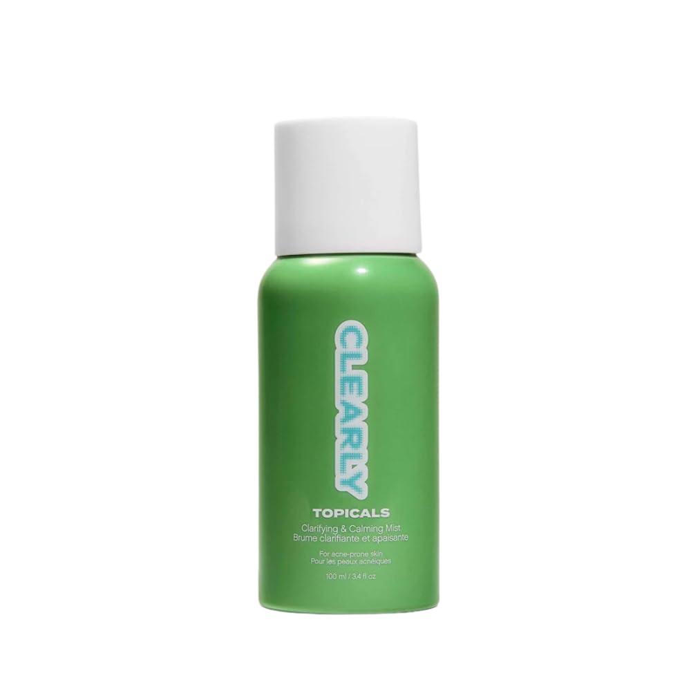 Topicals Clearly Acne brume — flacon, réduction des rougeurs et des imperfections.