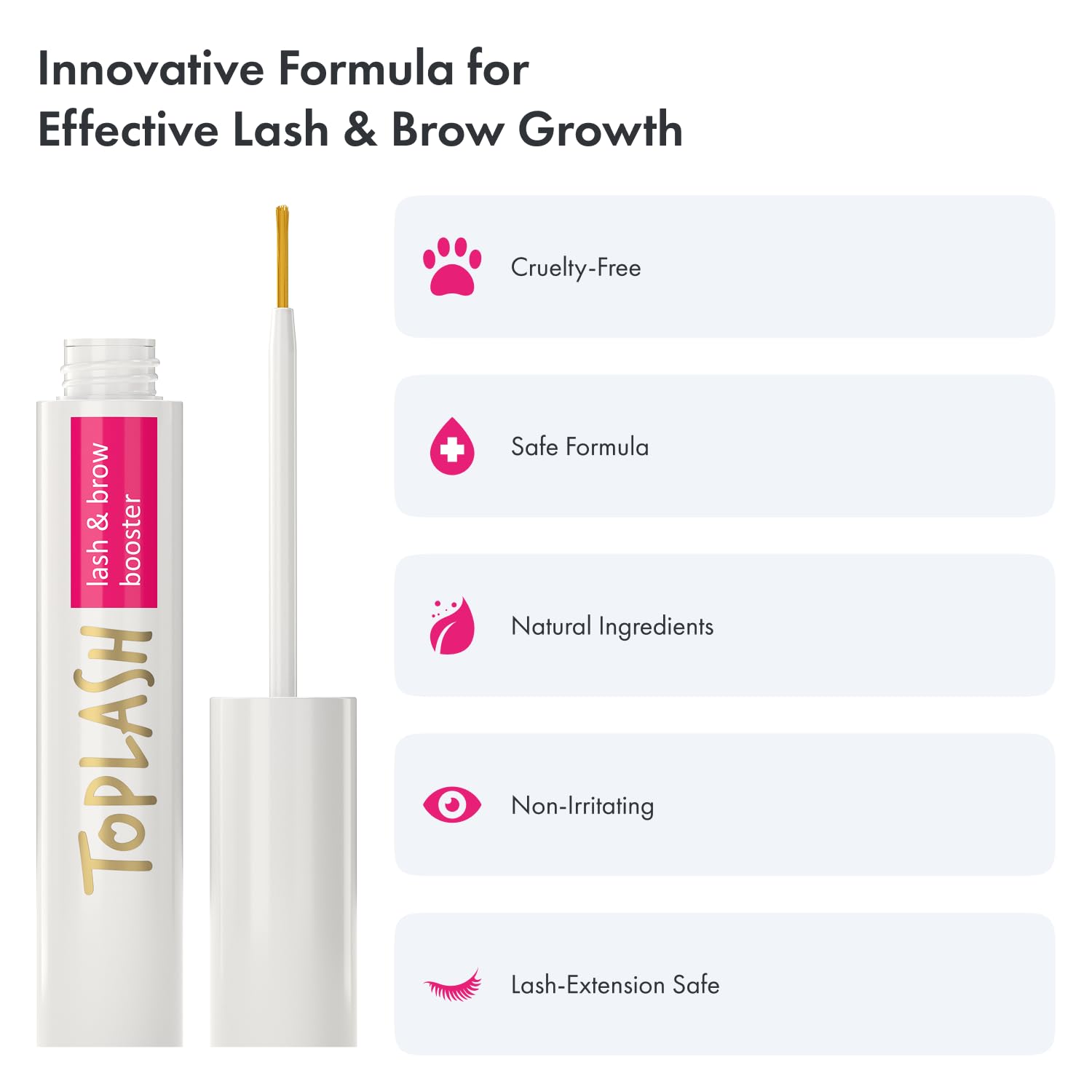 TOPLASH serum sin crueldad: producto ético y respetuoso