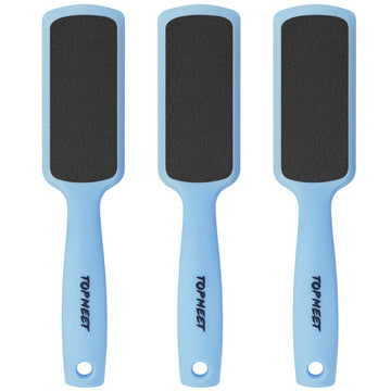 Topmeet lima dual para pies, vista frontal, dual-lado para durezas y piel muerta