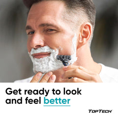 Toptech Razor 3 cartuchos Mach3 compatibles diseñados para mayor eficiencia