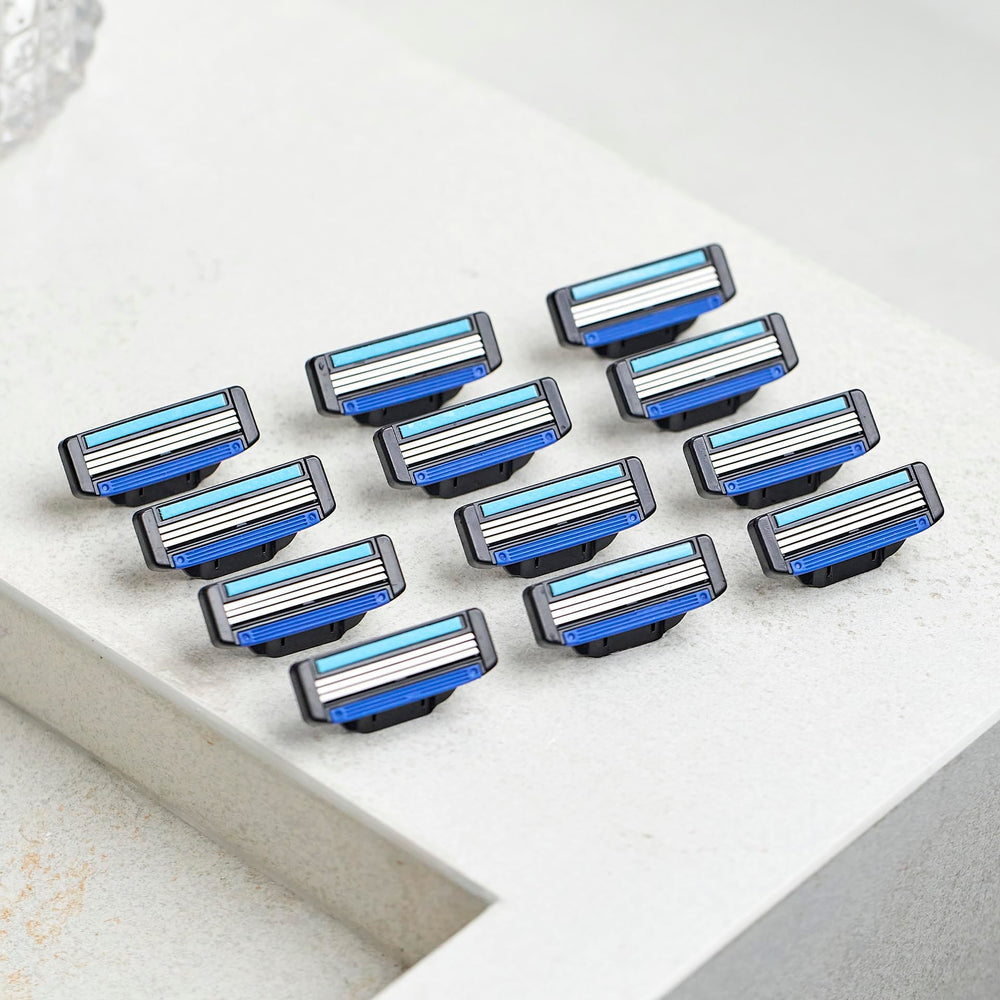 Toptech Razor 3 kit 12 cartuchos para recargas económicas