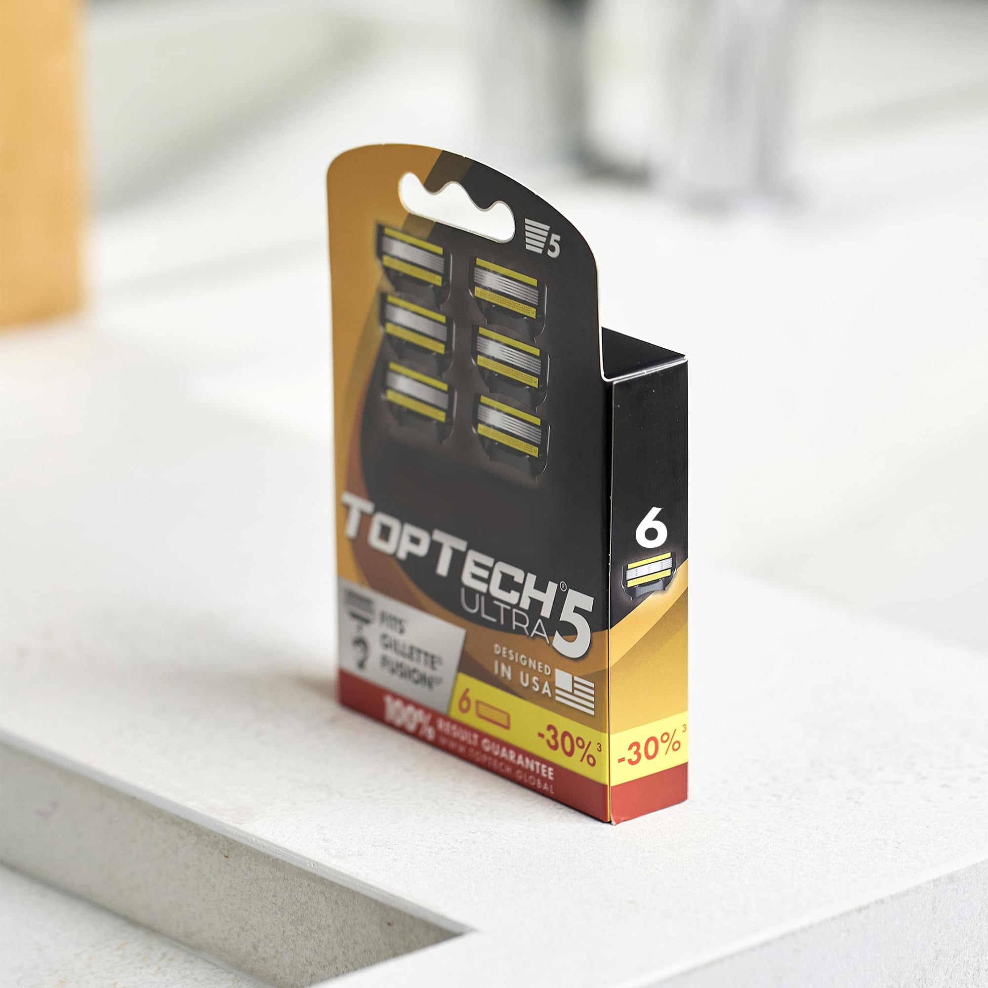 TopTech Ultra 5 acabado de precisión, afeitado suave.